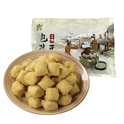 【冻】帅虹 速冻包浆豆腐 390g