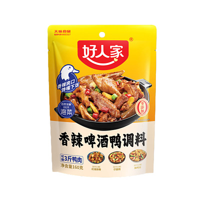 好人家 香辣啤酒鸭调料 160g