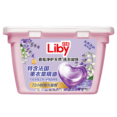 立白 香氛净护天然洗衣凝珠 40颗 320g