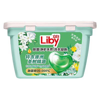 立白 除菌净护天然洗衣凝珠 40颗 320g
