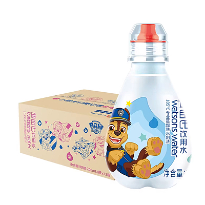 【整箱】屈臣氏 儿童饮用水 200ml*12