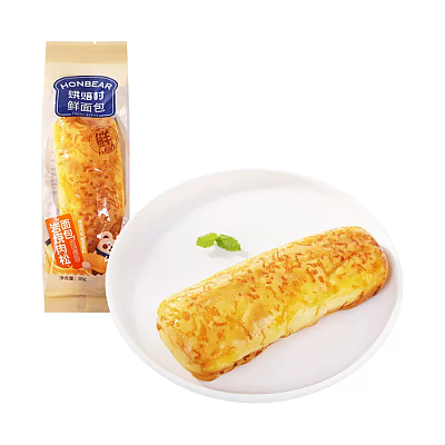 烘焙村 岩烧肉松面包 85g