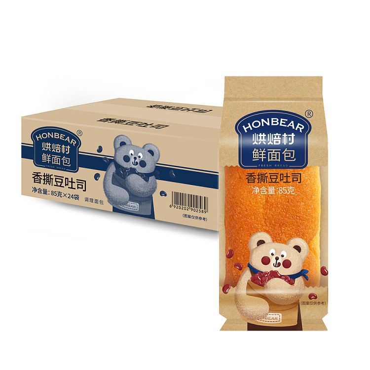 domestic-direct-sourcing-snacks-busy-dedicated-for-baking-village-fragrant-tearing-bean-toast-85g-24-bags-1