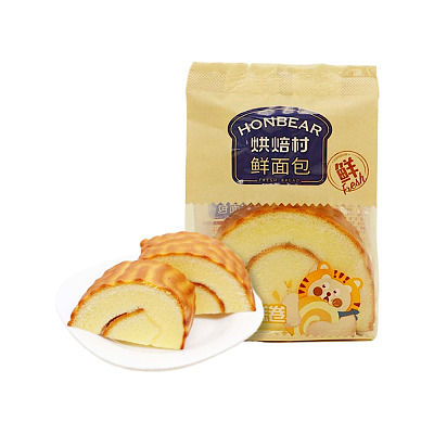 烘焙村 虎皮蛋糕卷 80g