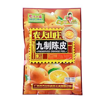 农夫山庄 九制陈皮 108g