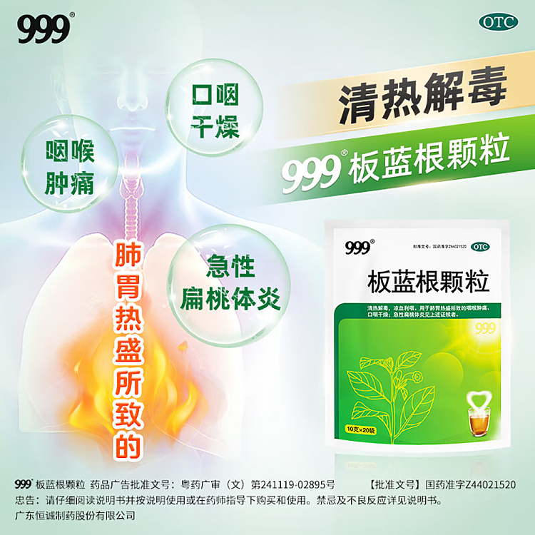 999-banlangen-granules-bag-10g20pcs-in-1