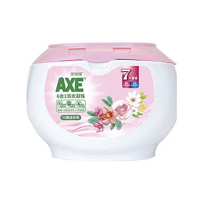 AXE 斧头牌 6合1洗衣凝珠 沁甜鸢尾香 50颗 400g