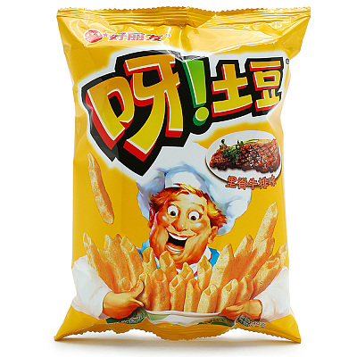 好丽友 呀土豆 里脊牛排味 40g