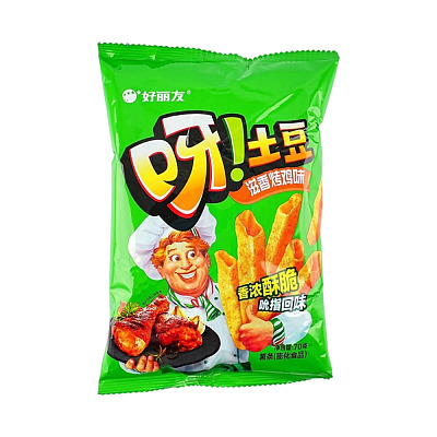 好丽友 呀土豆 滋香烤鸡味 130g