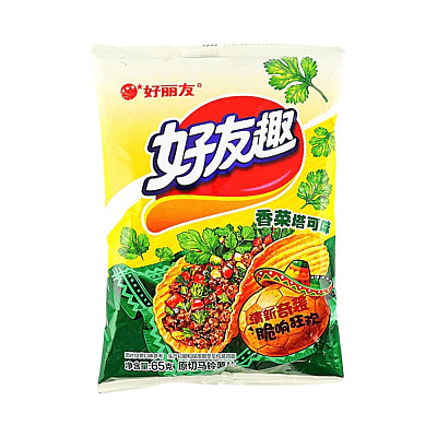 Orion 好友趣 原切薯片 香菜塔可味 65g