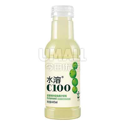 农夫山泉 水溶C100 青皮桔味 445ml