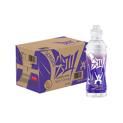 【整箱】农夫山泉 尖叫 茶氨酸型 黄金桃味 550ml*15瓶/箱