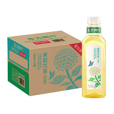 【整箱】农夫山泉 东方树叶 茉莉花茶 900ml*12瓶/箱