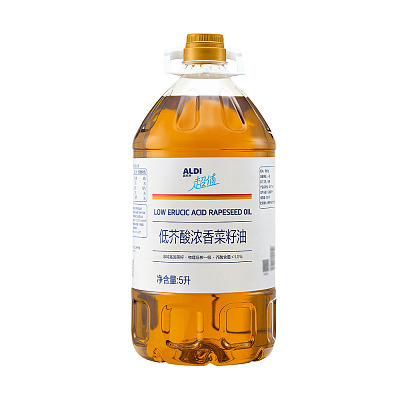 【全澳独家】奥乐齐(中国) 超值系列 低芥酸浓香菜籽油 5L