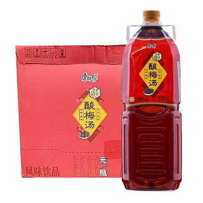 【整箱】康师傅 酸梅汤 2L*6瓶/箱