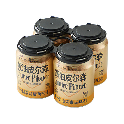 盒马 精酿啤酒 黄油风味 250ml*4瓶装