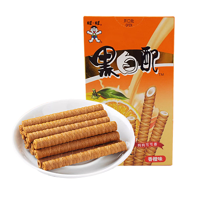 旺旺 黑白配 香橙味 56g