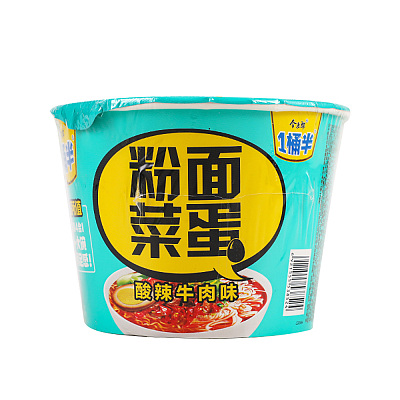 今麦郎 粉面菜蛋 酸辣牛肉味160g