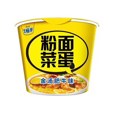 今麦郎 粉面菜蛋 金汤肥牛味156g