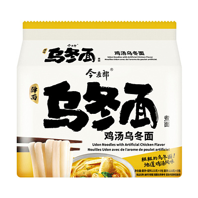 今麦郎 乌冬面 鸡汤味 133g*5袋/包