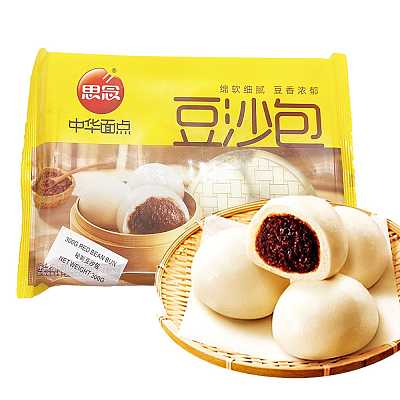 【冻】思念 秘制豆沙包 10只装 300g