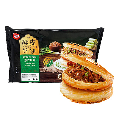 【冻】思念 酥皮馅饼 植物蛋白肉葱香风味 4pcs 440g