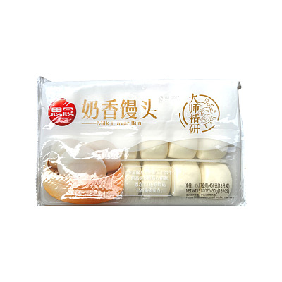【冻】思念 奶香馒头 450g