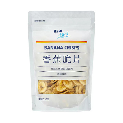 【全澳独家】奥乐齐(中国) 超值系列 香蕉脆片 250g