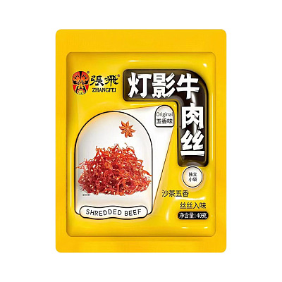 张飞 灯影牛肉丝 五香味 40g