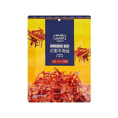 【全澳独家】奥乐齐(中国) Delight系列 五香味 灯影牛肉丝 100g