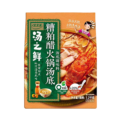 【全澳独家】Costco开市客(中国) 太太乐 海南糟粕醋汤底 200g*6袋入