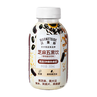 【全澳独家】沃尔玛(中国) 自营系列 沃集鲜 芝麻五黑饮 300mL