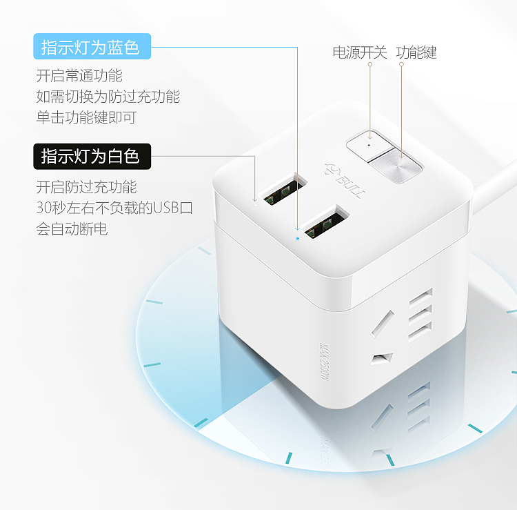 bull-tesseract-converter-u303uw-wireless-white-8