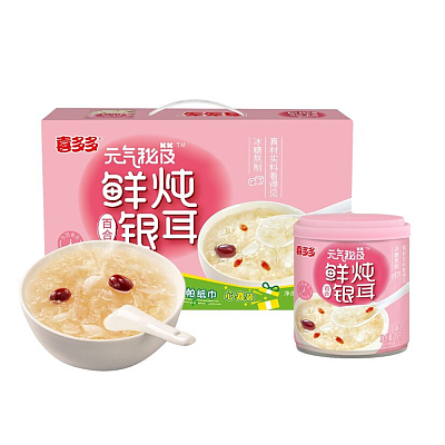 【整箱】喜多多 鲜炖银耳 200g*12