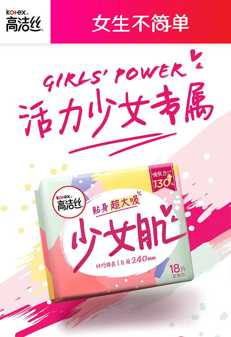 kotex-classic-series-cotton-tissue-240mm-18pcs-for-daily-use-1