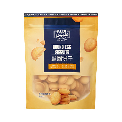 【全澳独家】奥乐齐(中国) Delight系列 蛋圆饼干 210g