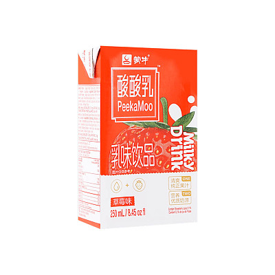 蒙牛 酸酸乳 乳味饮品 草莓味 250ml