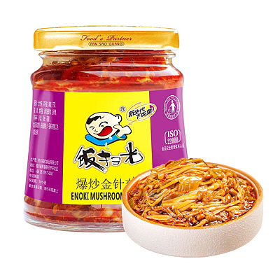 饭扫光 爆炒金针菇 280g