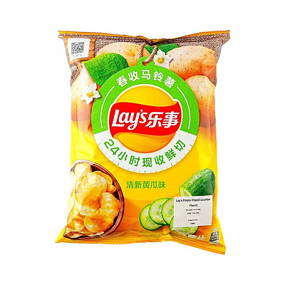 乐事 薯片 清新黄瓜味 60g