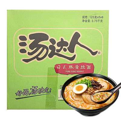【整箱】统一 汤达人 日式豚骨拉面 125g*5袋*6包/箱