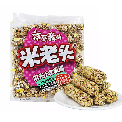 米老头 农夫小舍麦通 花生味 350g