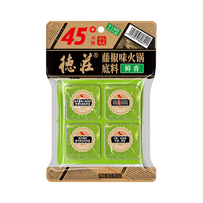 德庄 45°中辣 藤椒牛油火锅底料 360g