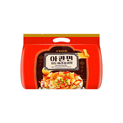 白家 阿宽 麻辣香锅拌面 110g*4袋/包