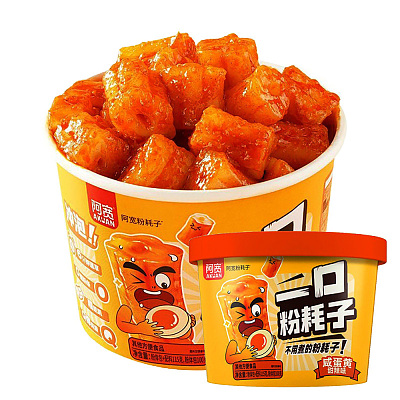 阿宽 一口粉耗子 咸蛋黄甜辣味 115g