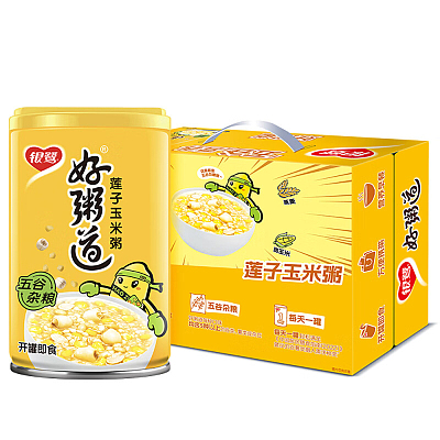 【整箱】银鹭 好粥道 莲子玉米 280g*12瓶/箱