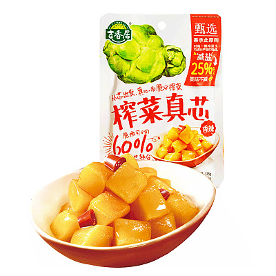 吉香居 榨菜真芯香辣味 135g
