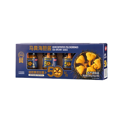 百山祖 马粪海胆酱 4瓶 360g【山姆代购】