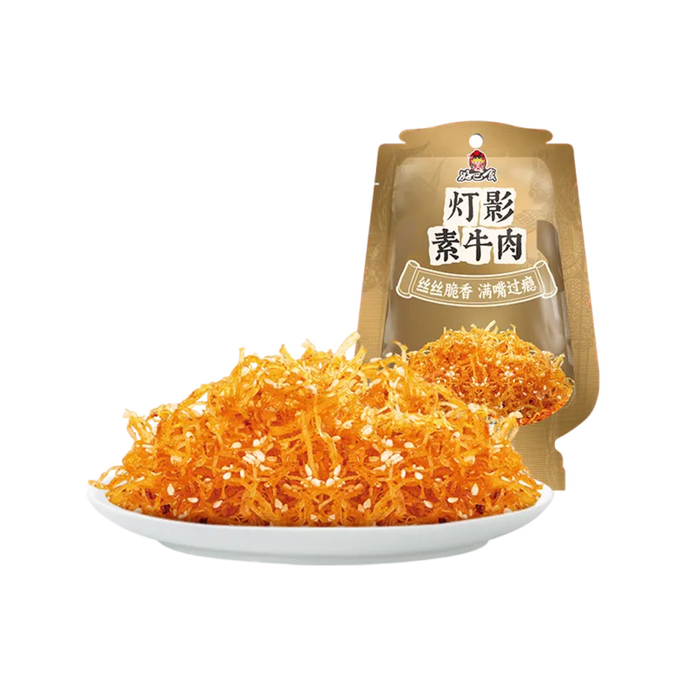 川汉子 灯影牛肉丝 8袋 川汉子灯影牛肉丝268g袋装四川达州特产成都小吃零食重庆灯影