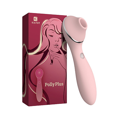 KISSTOY polly plus 吸阴按摩震动棒 粉色