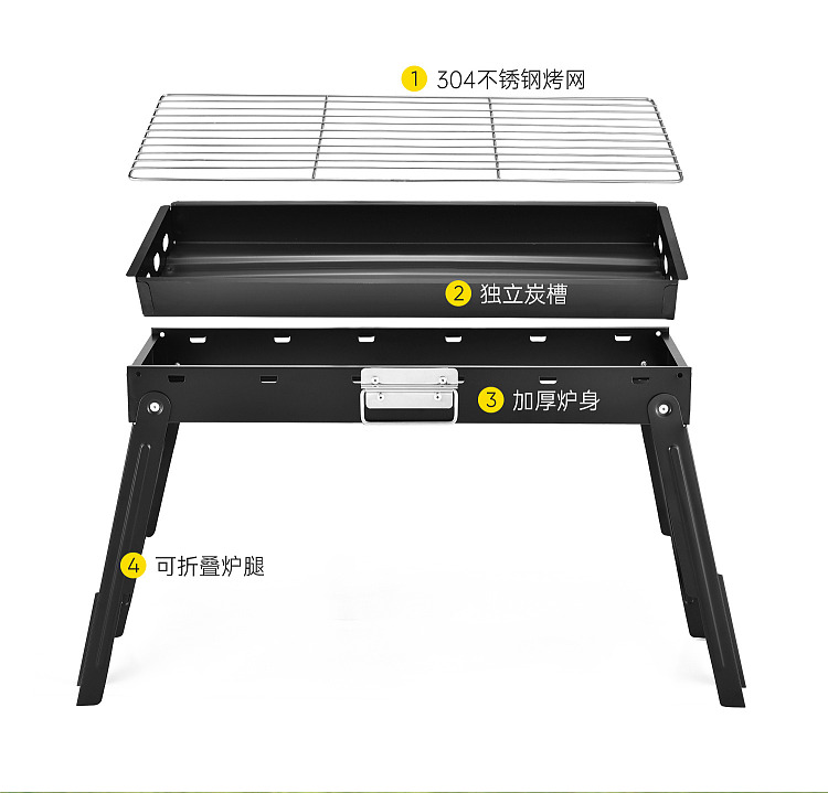 primitive-outdoor-portable-charcoal-grill-w-stainless-steel-grill-net-3-piece-set-17